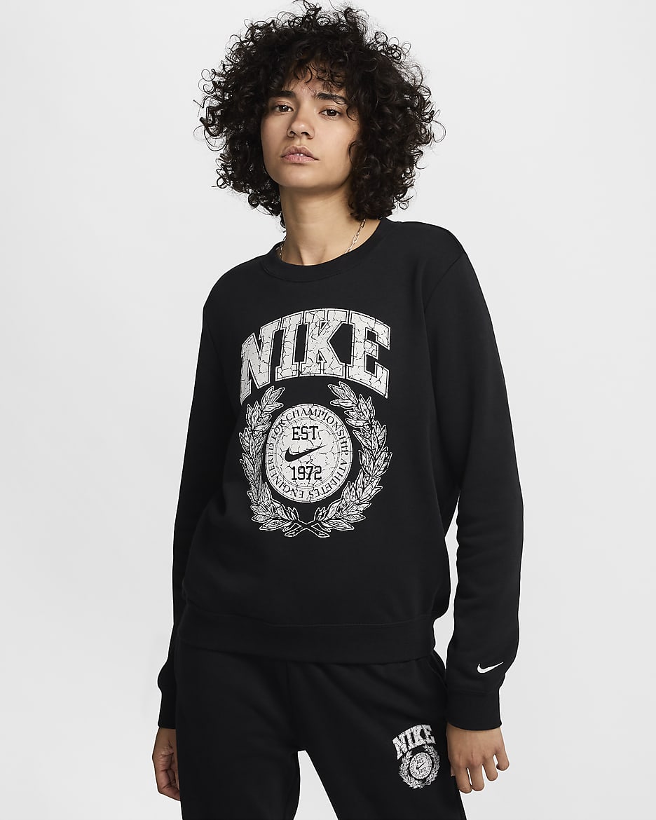 Nike sportswear club fleece crew neck sweat sale